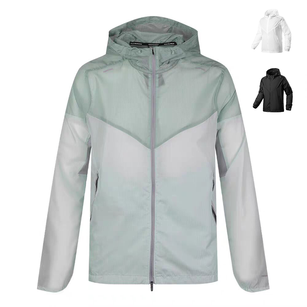Running Gear Jacket - Men Outdoor Windbreaker Tactical Detachable Cap