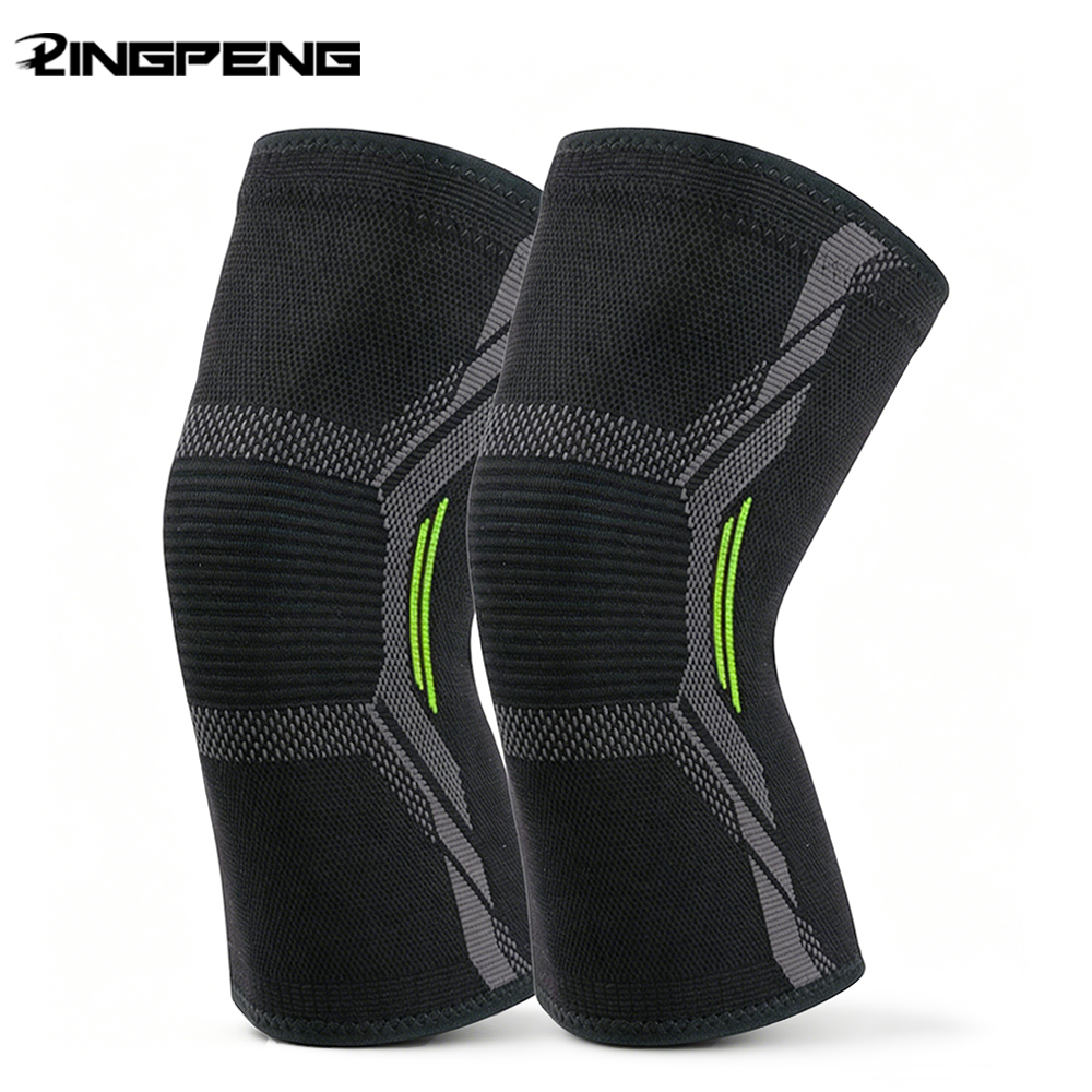 Running Gear In The Cold - Single Knee Pad Knitted Nylon Sports