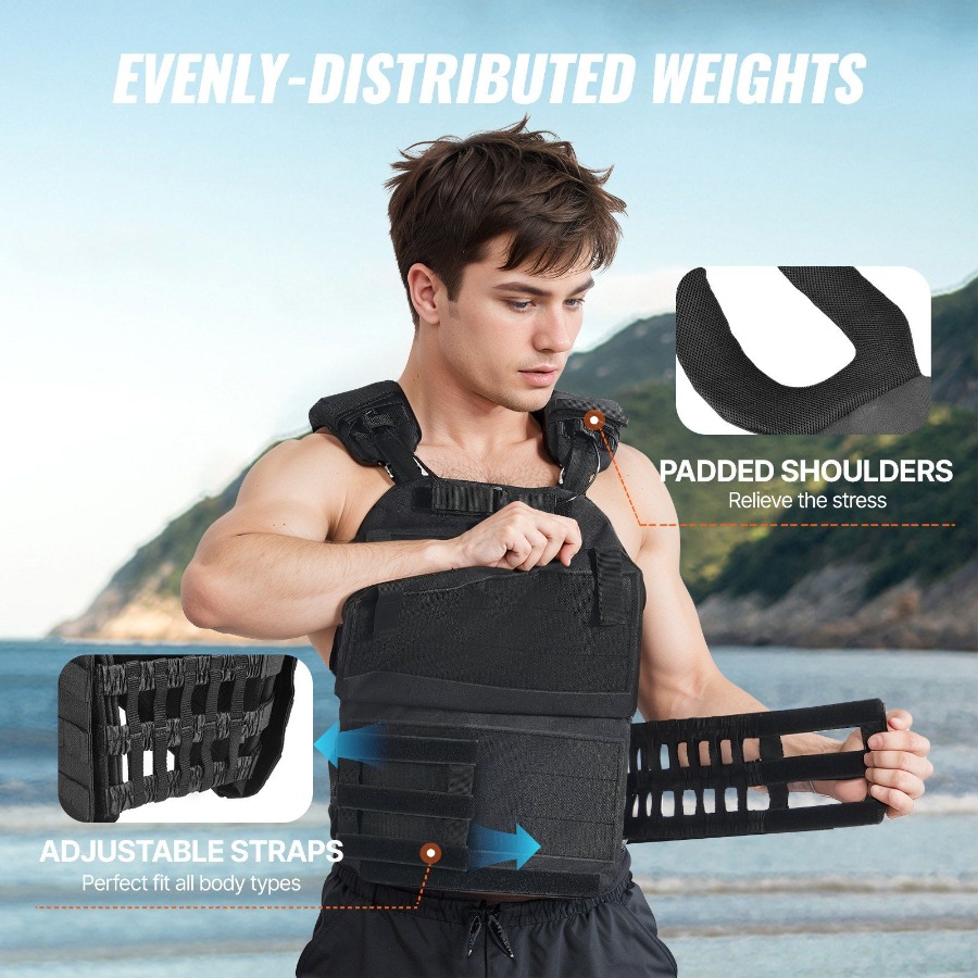 40lb Adjustable Weighted Vest  - Running Gear Jacket avis et prix