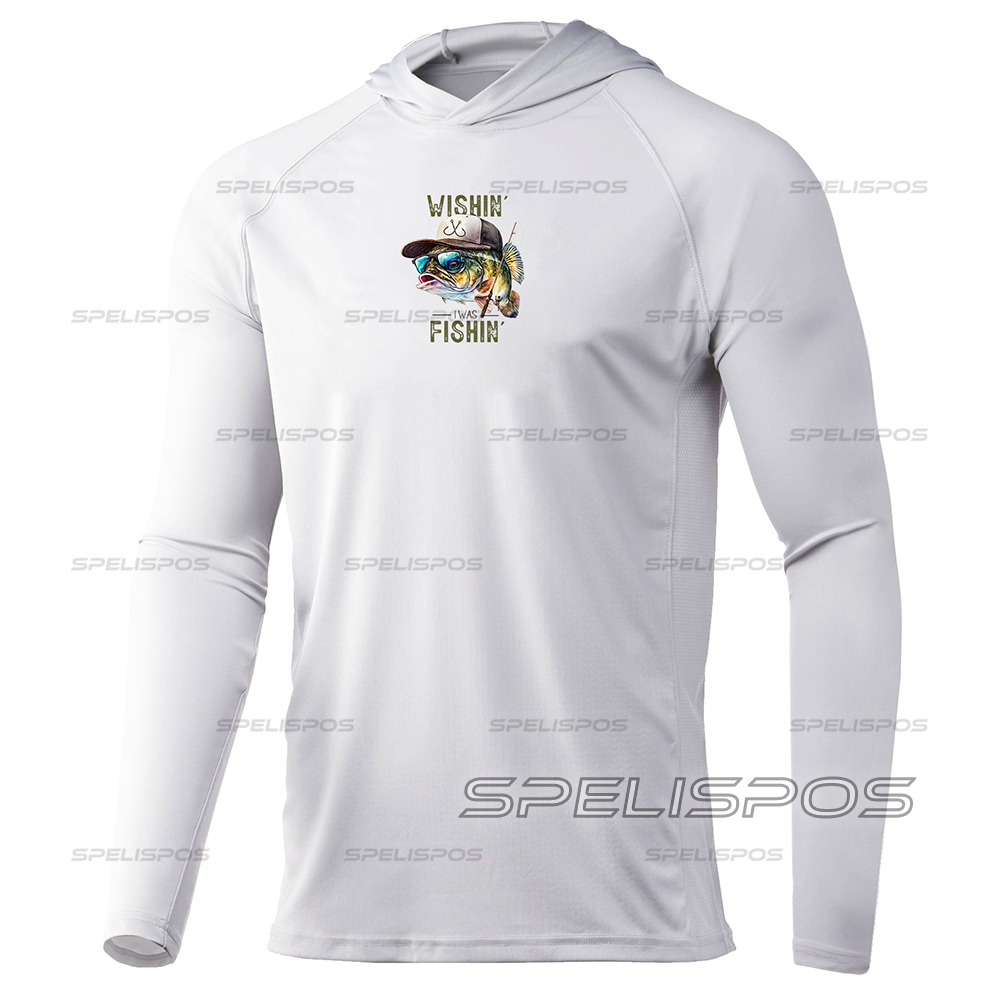 Fishing Hood White Long Sleeve - Running Gear Satisfy avis et prix