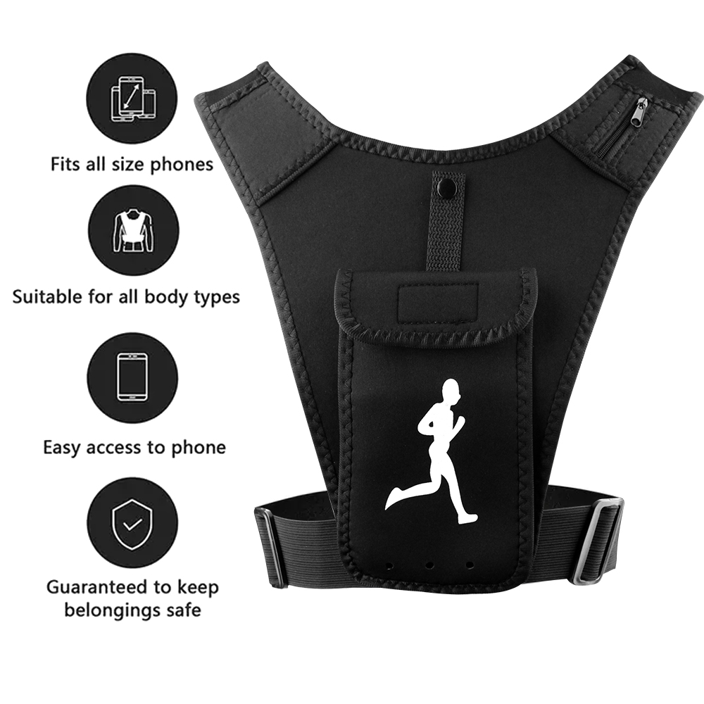 Adjustable Running Vest Phone  - Running Gear Satisfy avis et prix