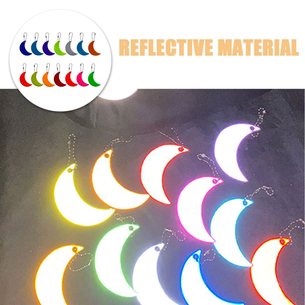 14Pcs Visible Moon Reflective  - Running Visibility Gear avis et prix