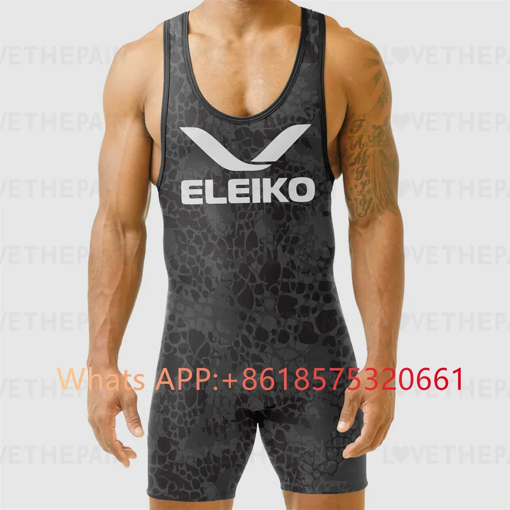 ELEIKO Mens Wrestling Singlet  - Running Gear Satisfy avis et prix
