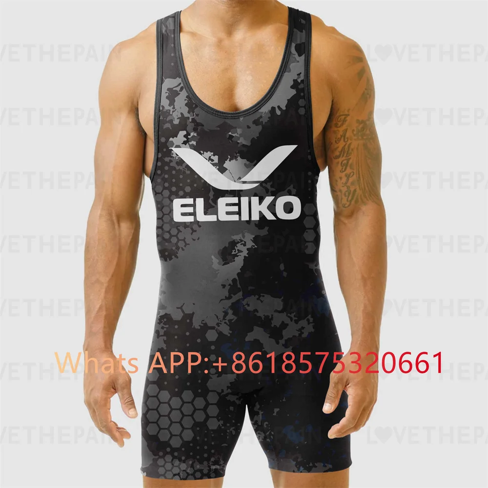 ELEIKO Mens Wrestling Singlet  - Running Gear Satisfy avis et prix