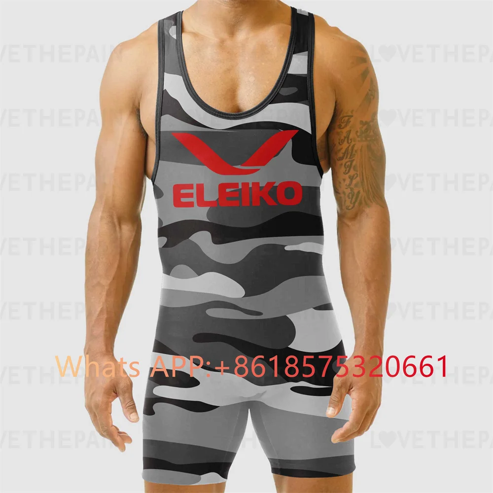 ELEIKO Mens Wrestling Singlet  - Running Gear Satisfy avis et prix
