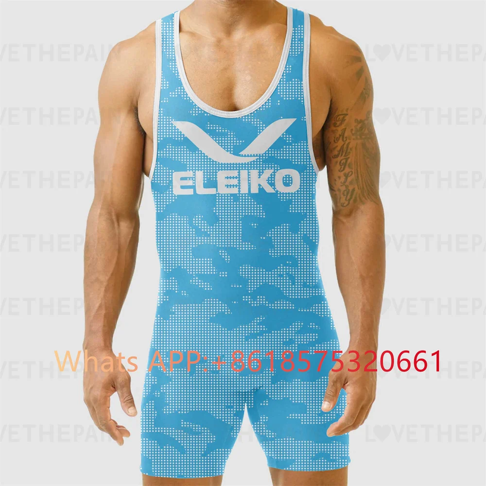ELEIKO Mens Wrestling Singlet  - Running Gear Satisfy avis et prix