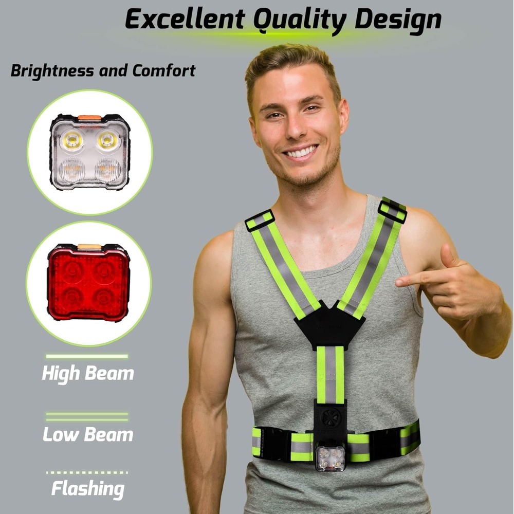 Running Light Vest for Night W - Running Visibility Gear avis et prix
