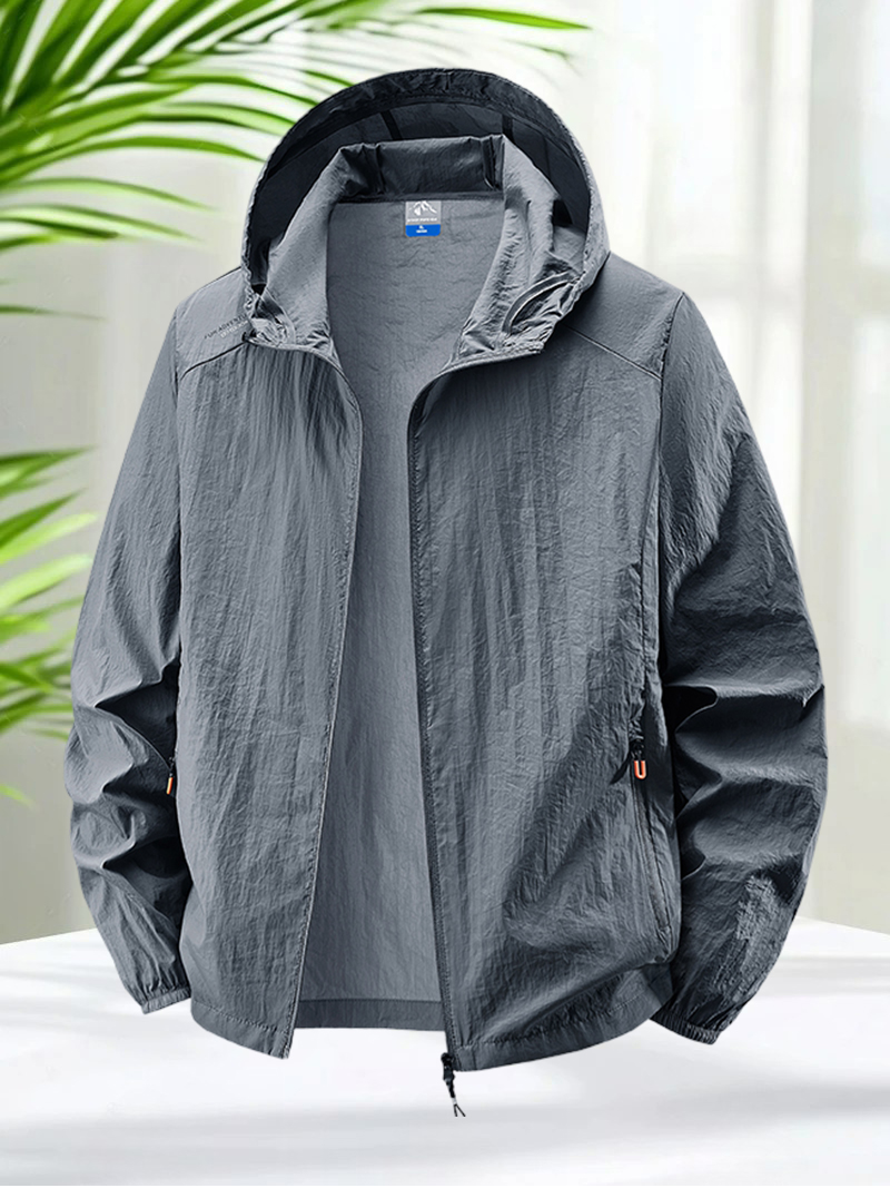 Men's Hooded Sun Protection Ja - Running Gear Jacket avis et prix