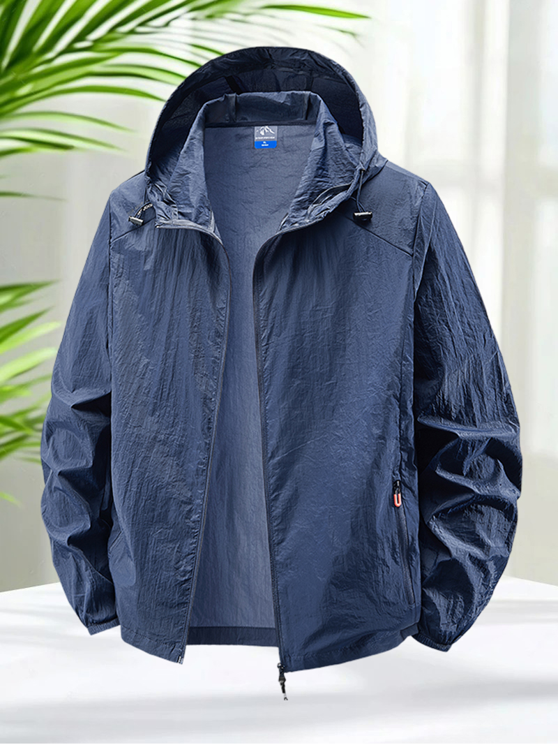 Men's Hooded Sun Protection Ja - Running Gear Jacket avis et prix