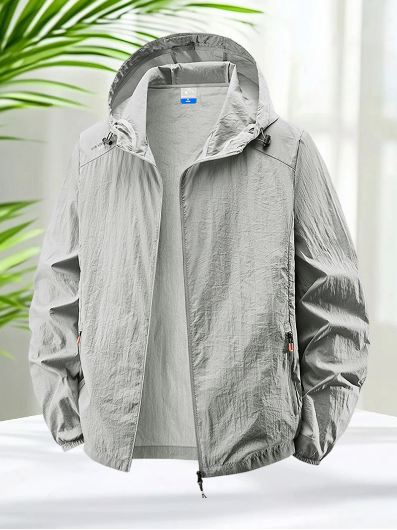 Men's Hooded Sun Protection Ja - Running Gear Jacket avis et prix