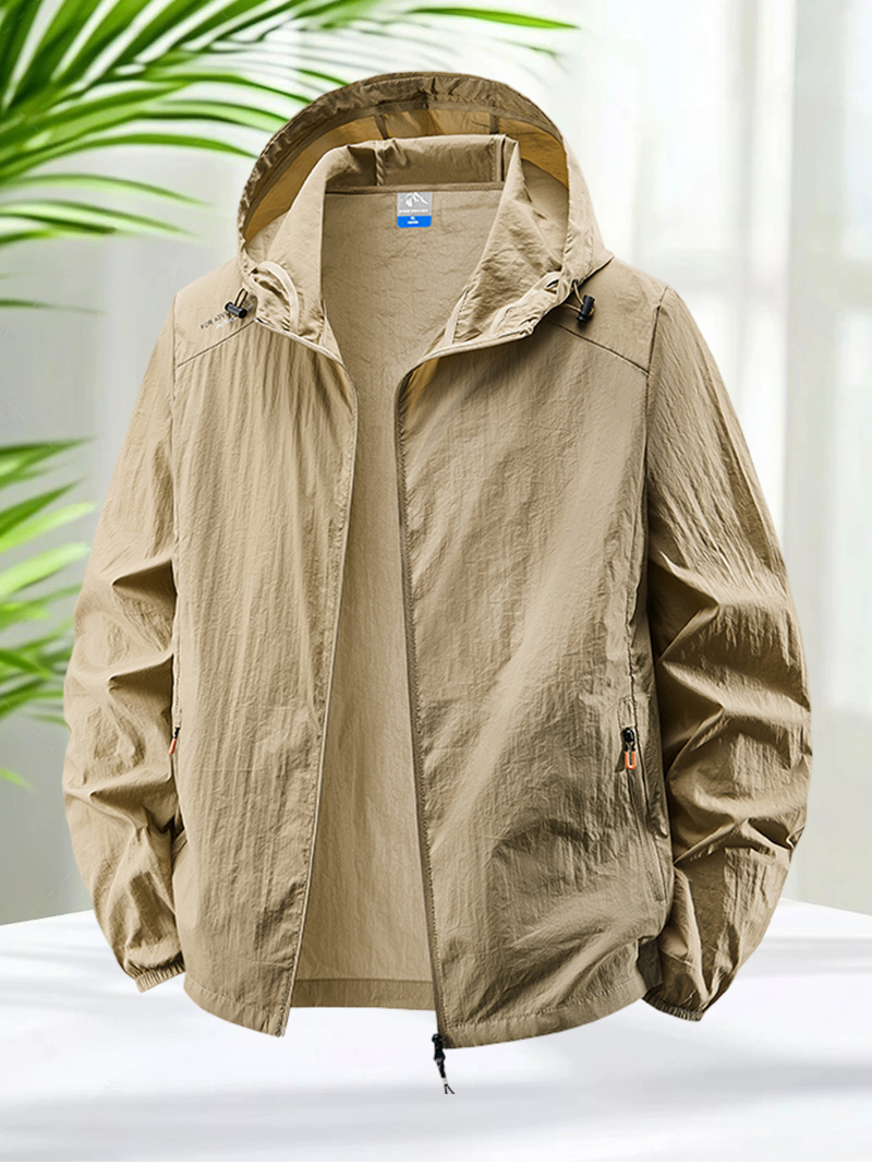 Men's Hooded Sun Protection Ja - Running Gear Jacket avis et prix