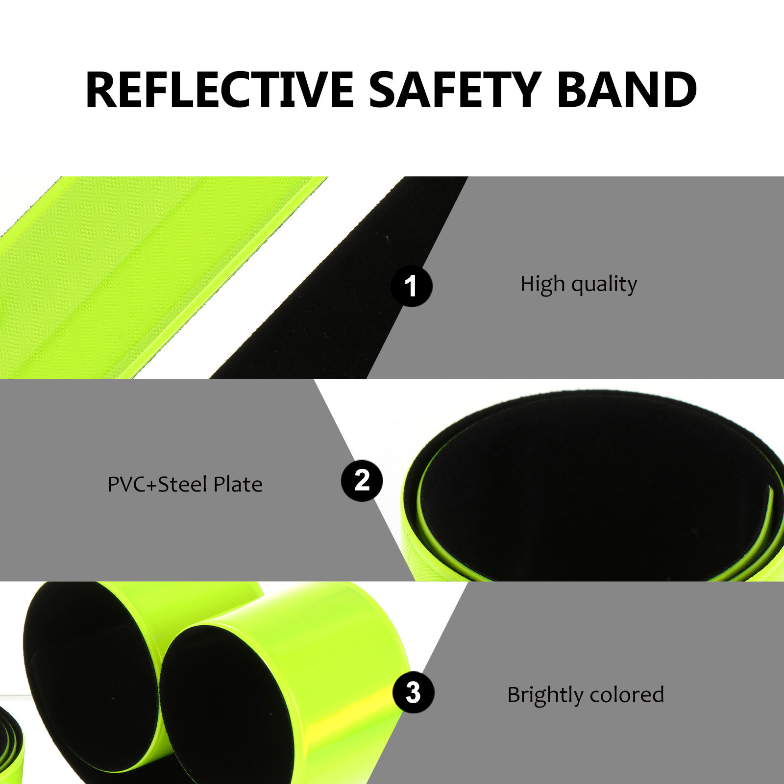 6Pcs Reflective Safety Band Wr - Running Visibility Gear avis et prix