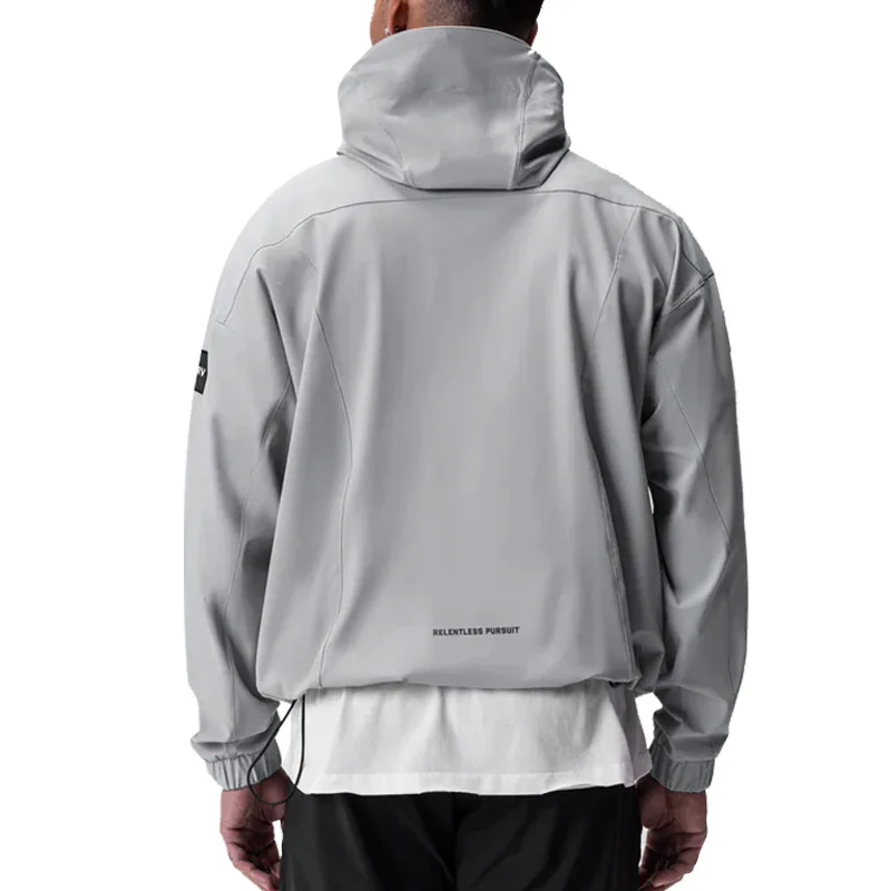 Men Zipper Hoodie Running Hood - Running Gear Jacket avis et prix