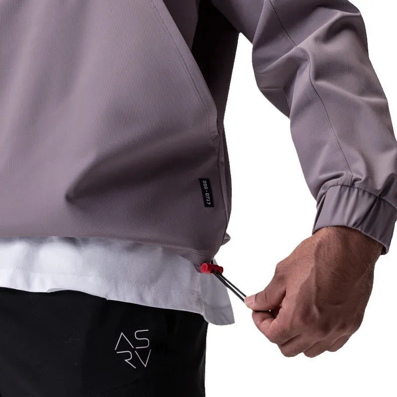 Men Zipper Hoodie Running Hood - Running Gear Jacket avis et prix