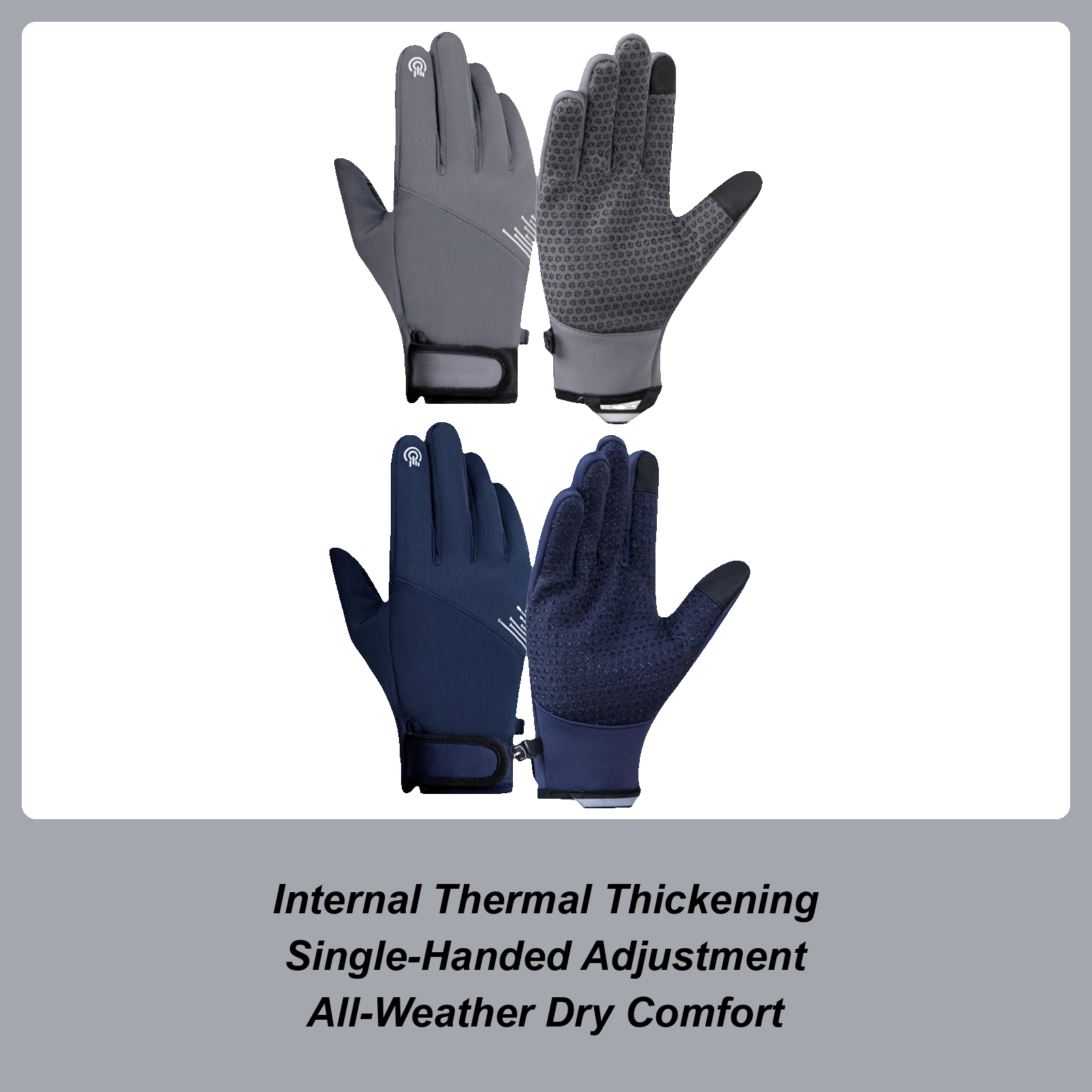 Winter Gloves Windproof Touchs - Running Gear In The Cold avis et prix
