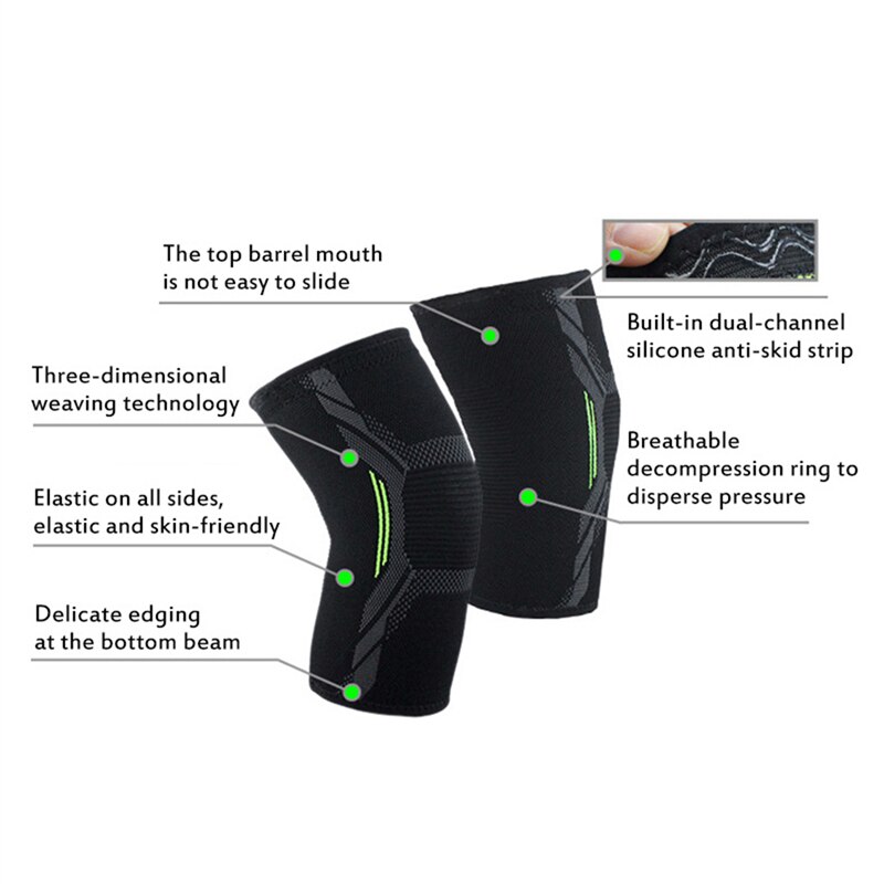 Single Knee Pad Knitted Nylon  - Running Gear In The Cold avis et prix
