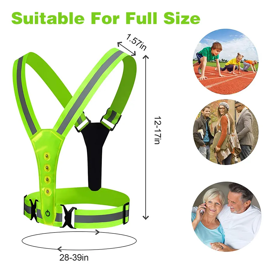 Adjustable Lightweight Safety  - Running Visibility Gear avis et prix
