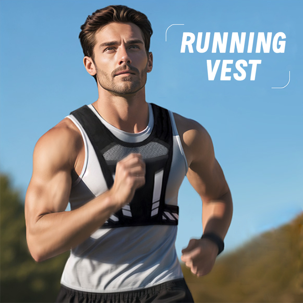 Reflective Running Vest with P - Running Gear Satisfy avis et prix