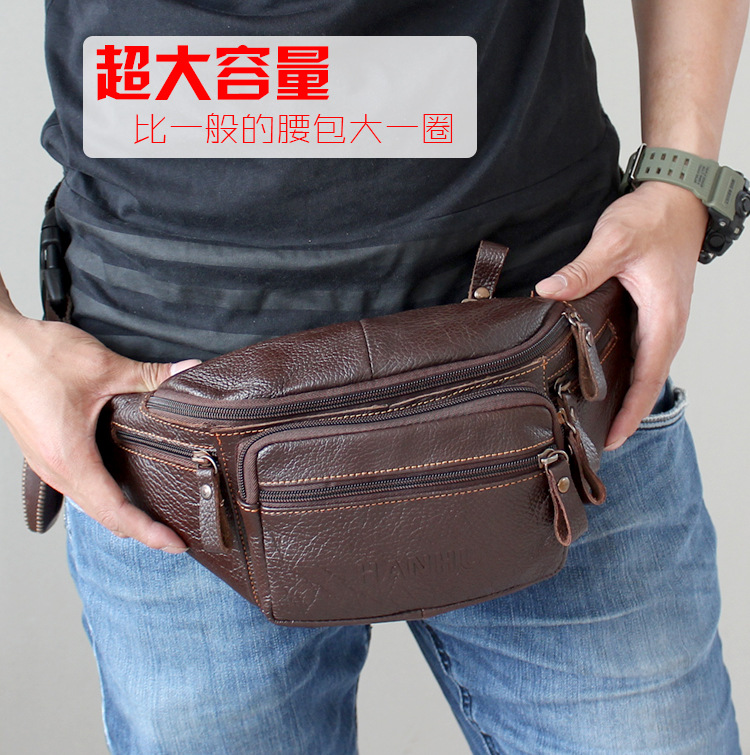 Genuine Cowhide Leather Waist  - Running Gear Holder avis et prix