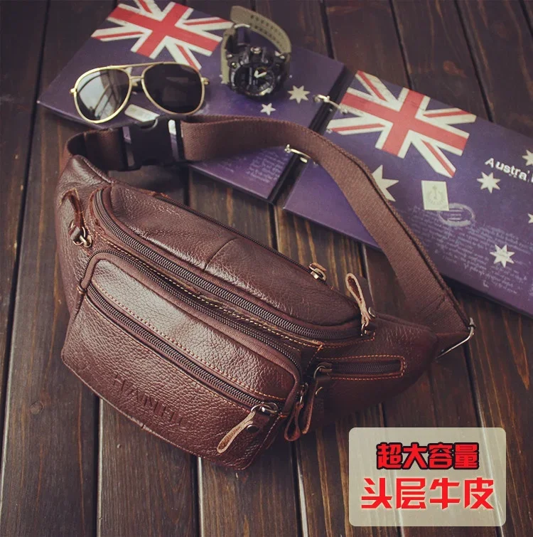 Genuine Cowhide Leather Waist  - Running Gear Holder avis et prix