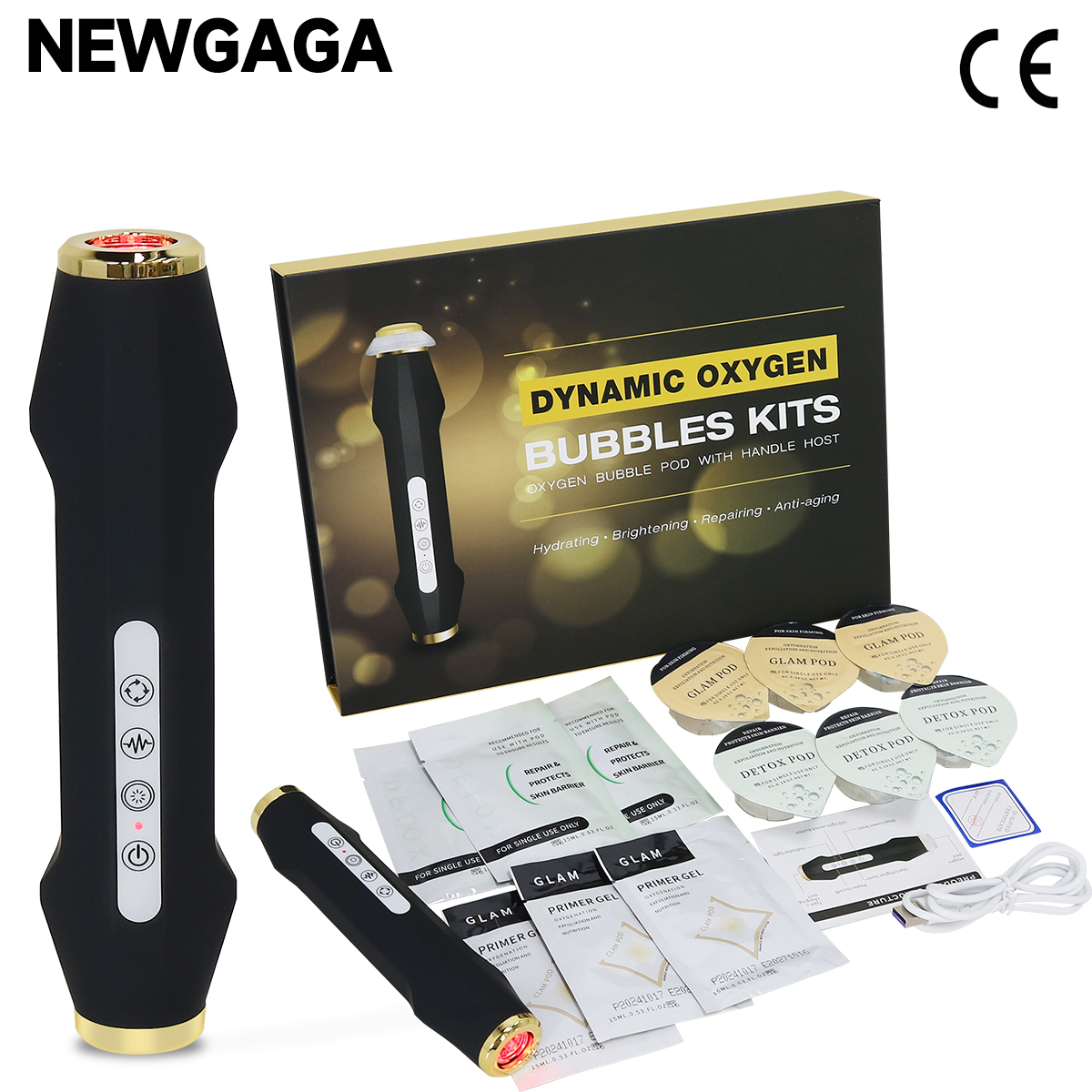NEWGAGA Facial CO2 Oxygen Bubb - Energy Gel Pack avis et prix