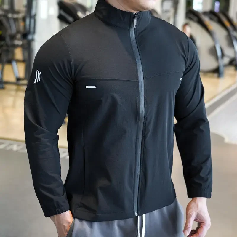 Ice Silk Thin Shirts Tops Spor - Running Gear Jacket avis et prix