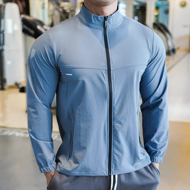Ice Silk Thin Shirts Tops Spor - Running Gear Jacket avis et prix