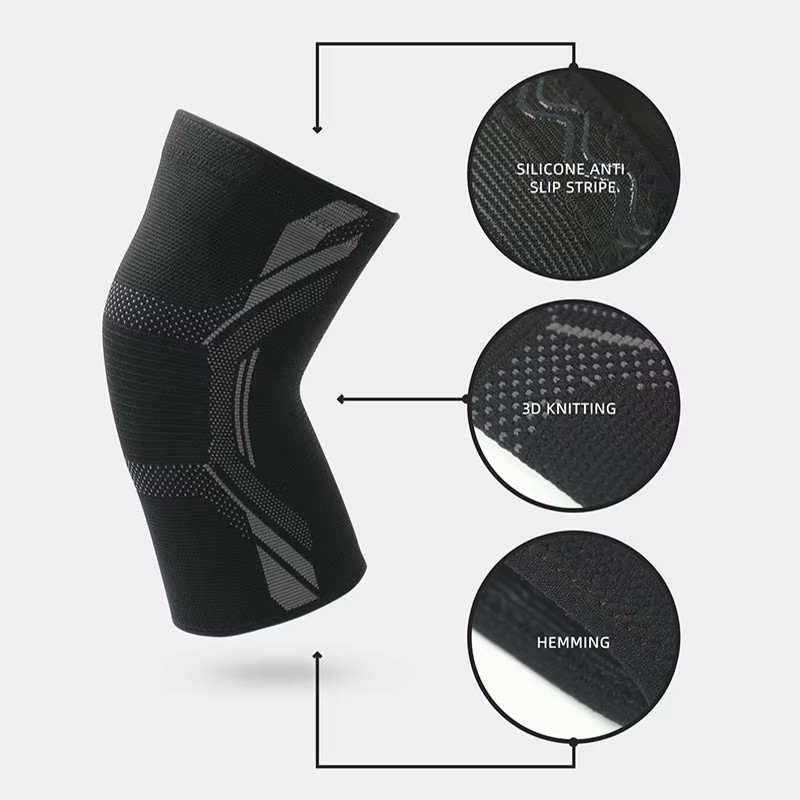 1Pc Knitted Nylon Sports Knee  - Running Gear In The Cold avis et prix