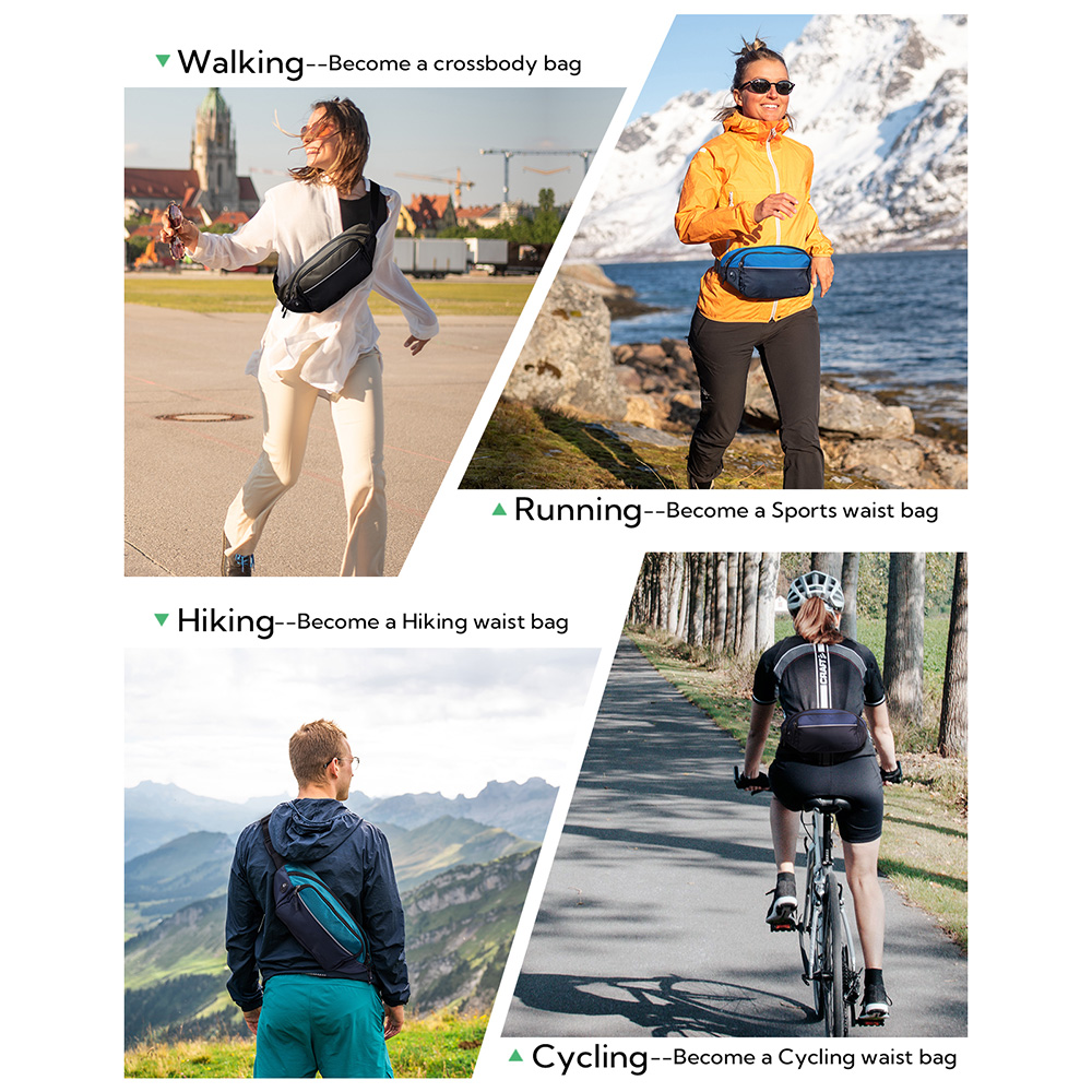 WATERFLY Fanny Pack Waist Bag  - Running Gear Holder avis et prix