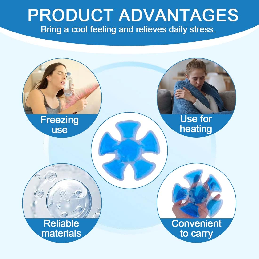 Helmets Ice Packs Headache Coo - Energy Gel Pack avis et prix