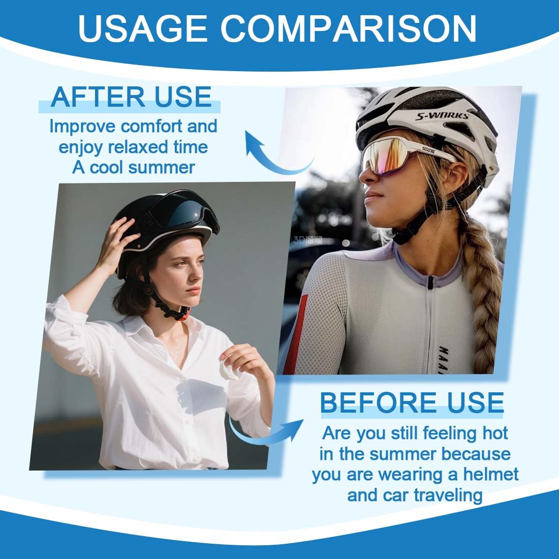Helmets Ice Packs Headache Coo - Energy Gel Pack avis et prix