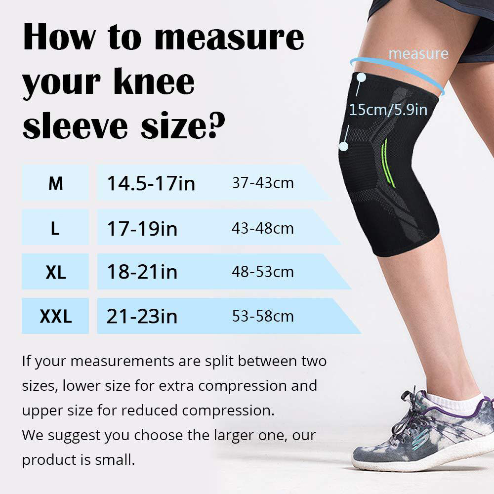 Single Knee Pad Knitted Nylon  - Running Gear In The Cold avis et prix