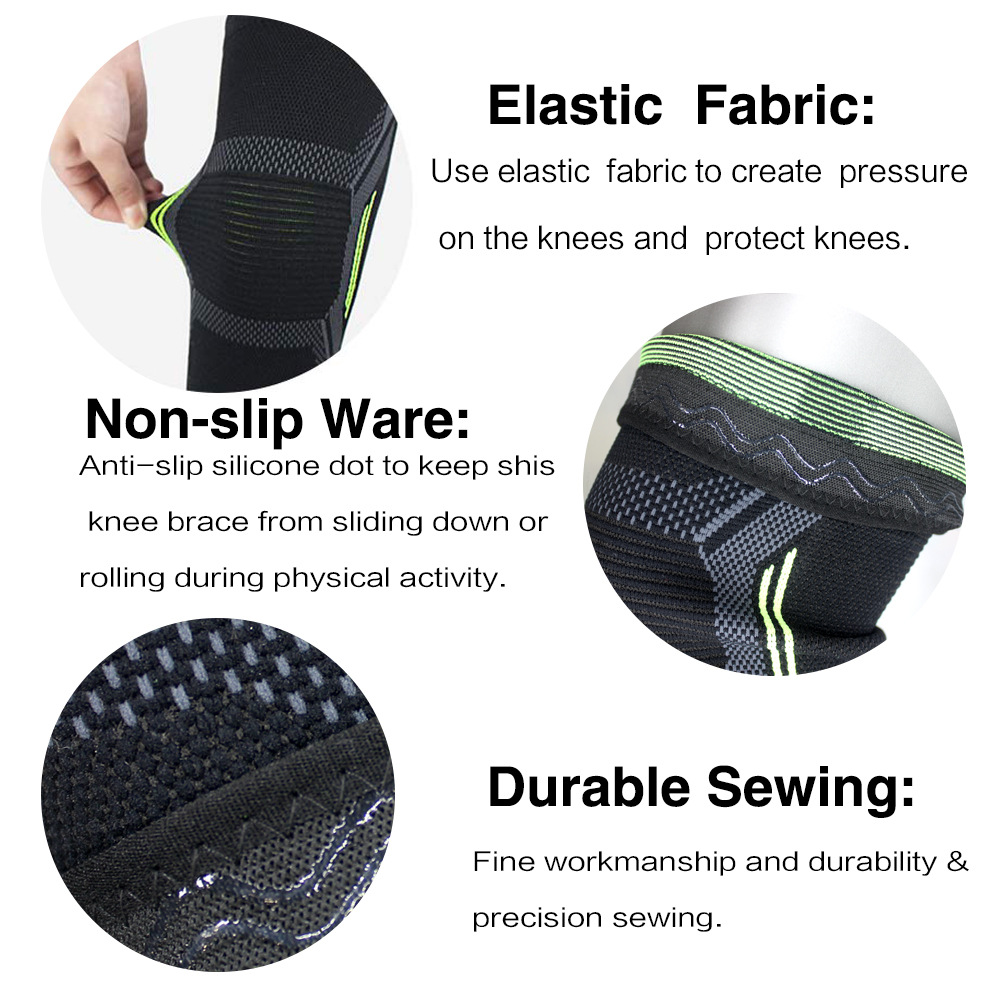 Single Knee Pad Knitted Nylon  - Running Gear In The Cold avis et prix
