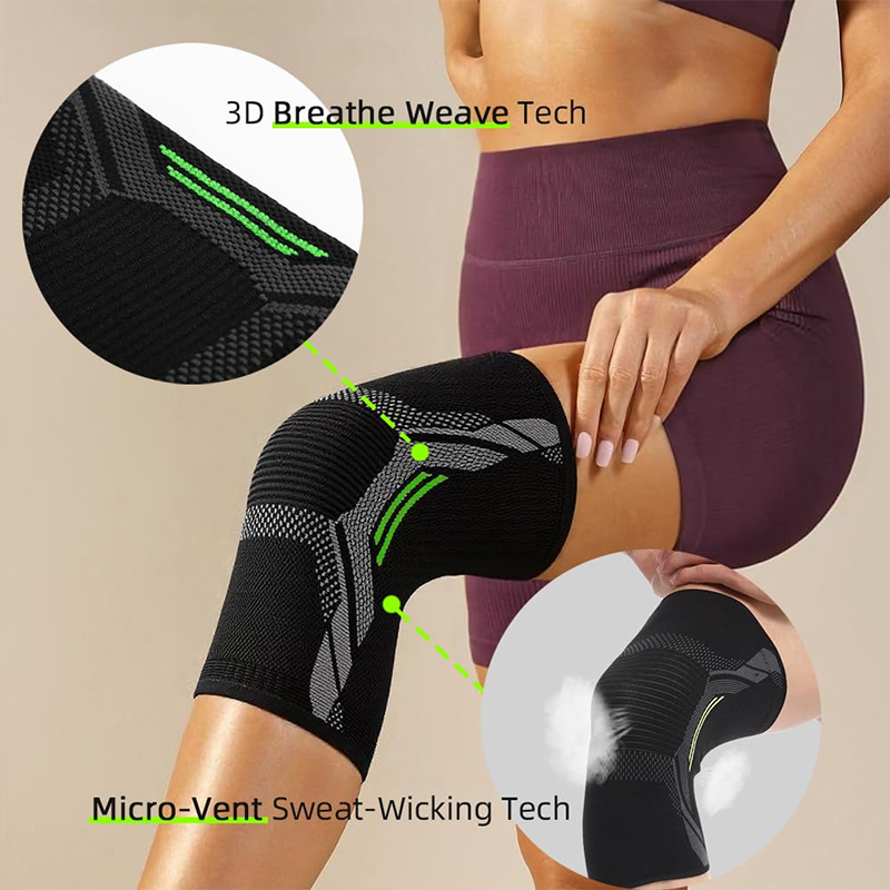 Single Knee Pad Knitted Nylon  - Running Gear In The Cold avis et prix