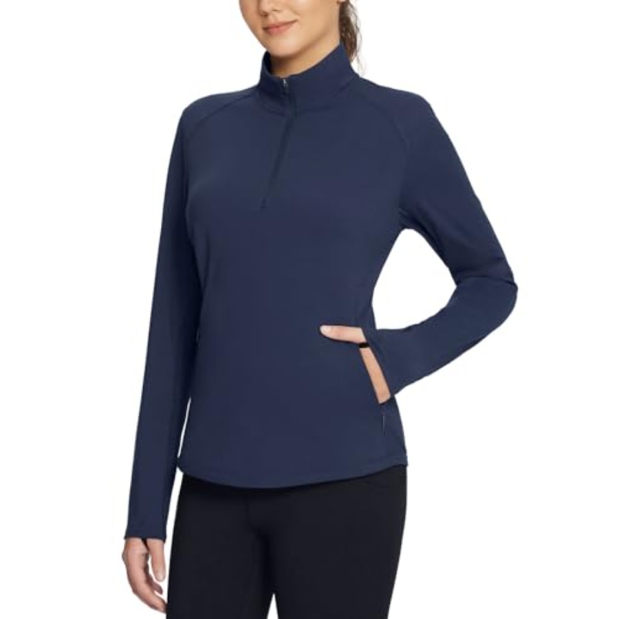 Women's Fleece Pullover Jacket - Running Gear In The Cold avis et prix