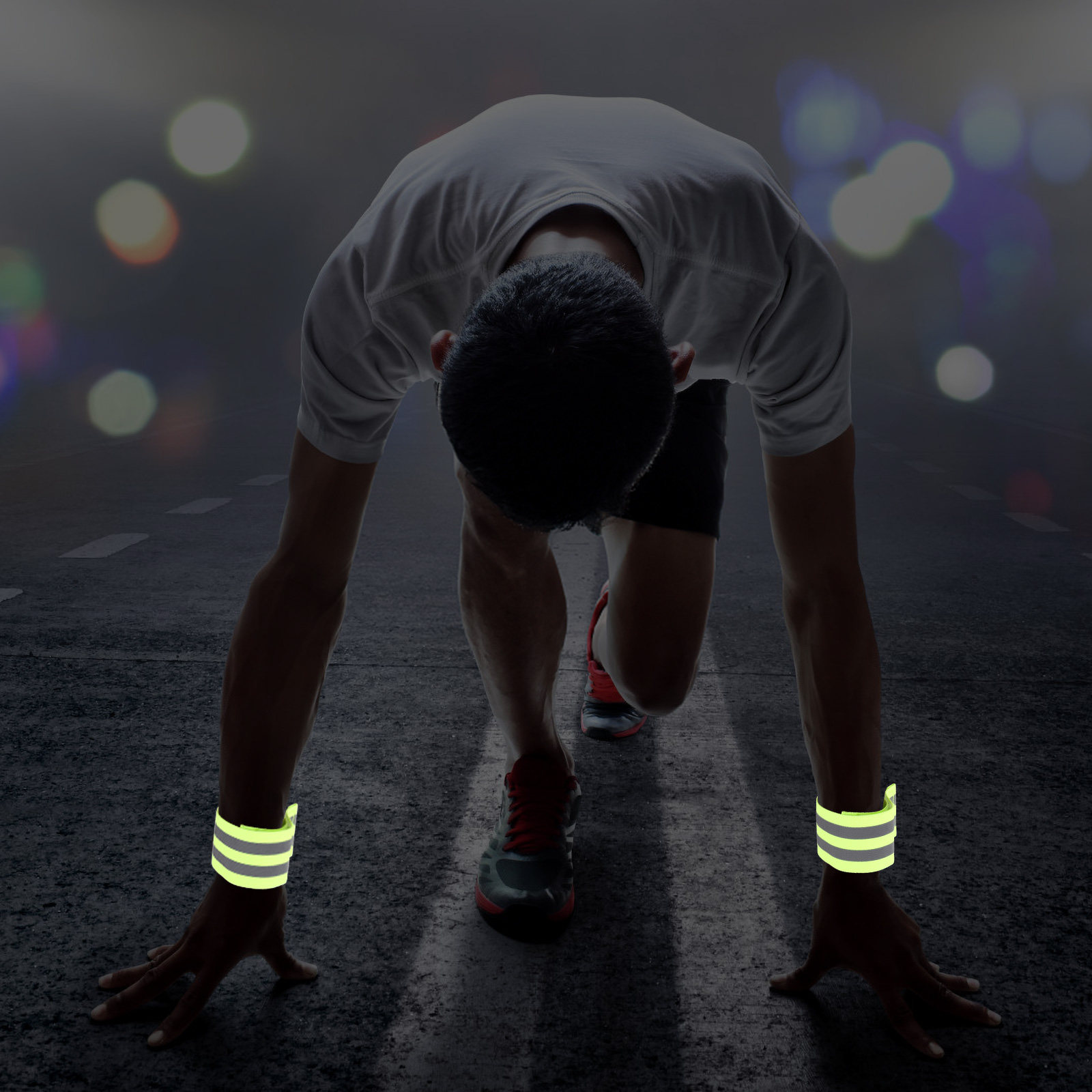 4Pairs Reflective Wristband Ar - Running Visibility Gear avis et prix