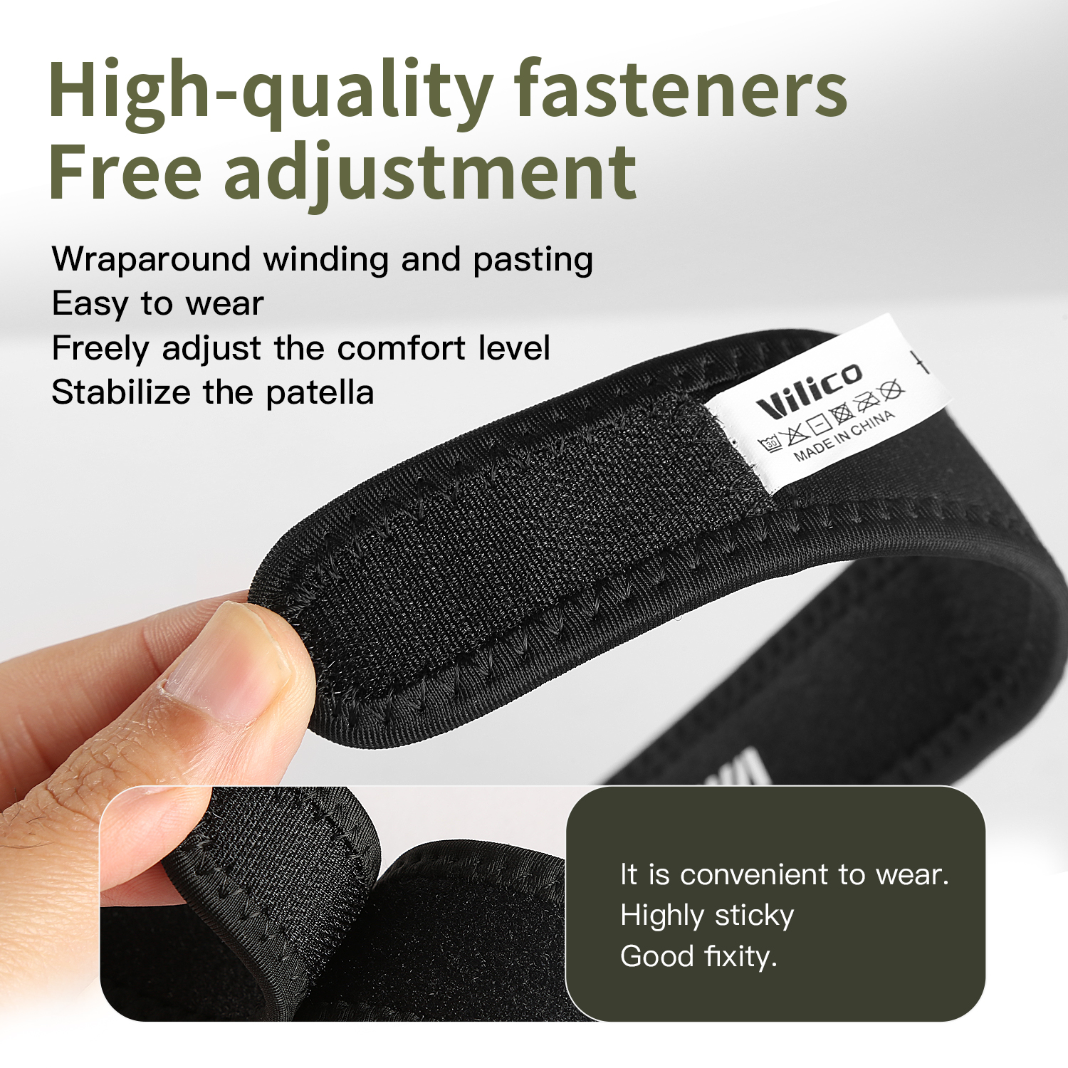 1PC Patella Kneecap Band Silic - Running Gear Satisfy avis et prix