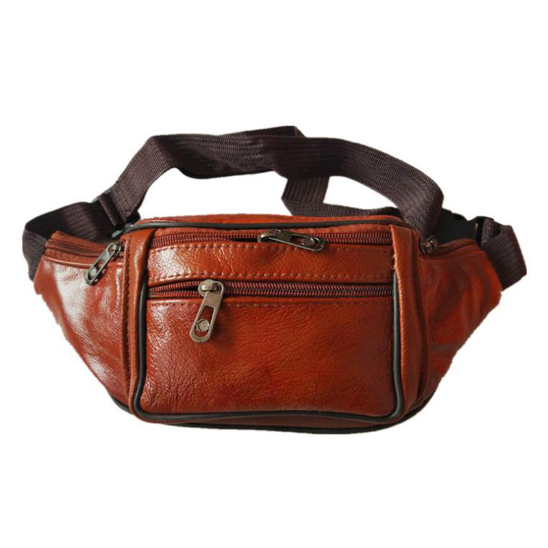 Leather Men Waist Chest Bag Th - Running Gear Holder avis et prix